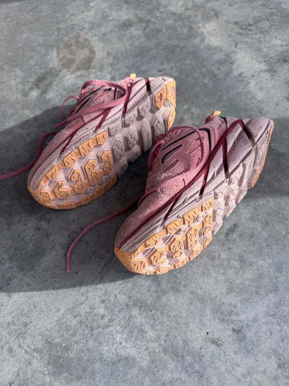 Clifton L Suede 'Earthenware Hot Sauce'